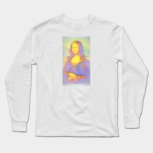 Gioconda - Mona Lisa instagram filters - modern Long Sleeve T-Shirt